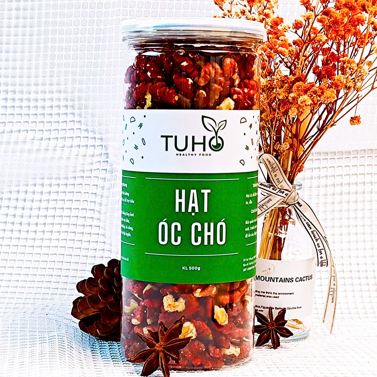 TUHO-Óc chó đỏ nhân tươi